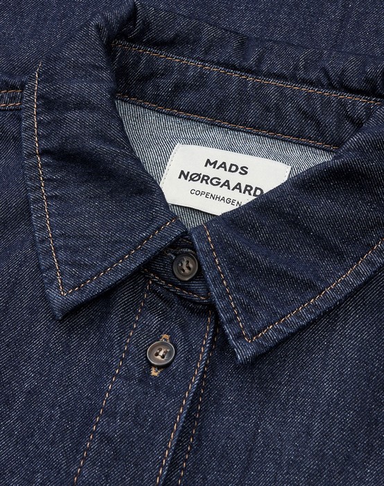 Cosy Denim Svanli Kjole - Dark Indigo 